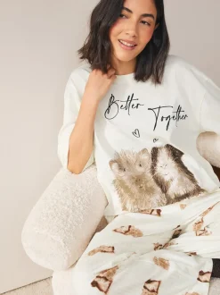 Cochon d'Cream - Pyjama en jersey à manches courtes