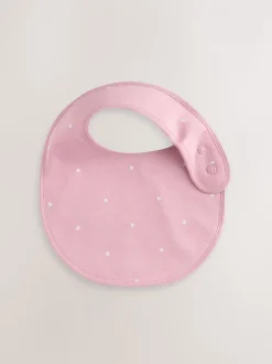 Coeur rose - Bébé BIBS 5 Pack