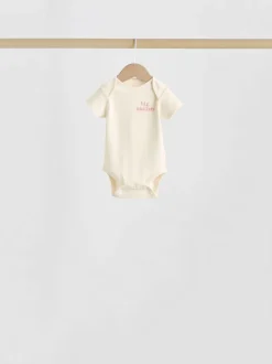 Coeur rose - Bébé Manches courtes Bodysuits 5 Pack