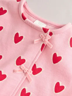 Coeur rose - Ensemble haut et Leggings 2 Pieces (0mois-2ans)
