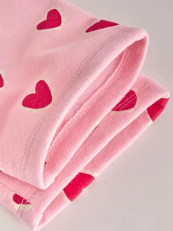 Coeur rose - Ensemble haut et Leggings 2 Pieces (0mois-2ans)