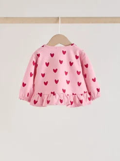 Coeur rose - Ensemble haut et Leggings 2 Pieces (0mois-2ans)