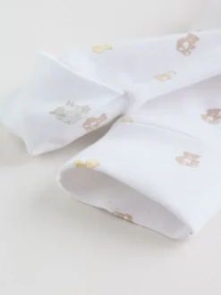 Col blanc - Combinaisons de nuit pour bébé 3 Pack (0-2ans)