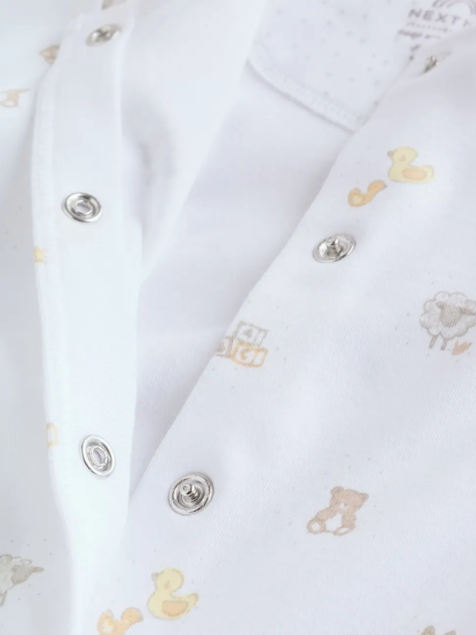 Col blanc - Combinaisons de nuit pour bébé 3 Pack (0-2ans)