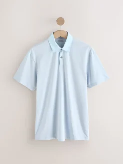 Col tissé rose / bleu / blanc - Polo en jersey Manches courtes 3 Pack