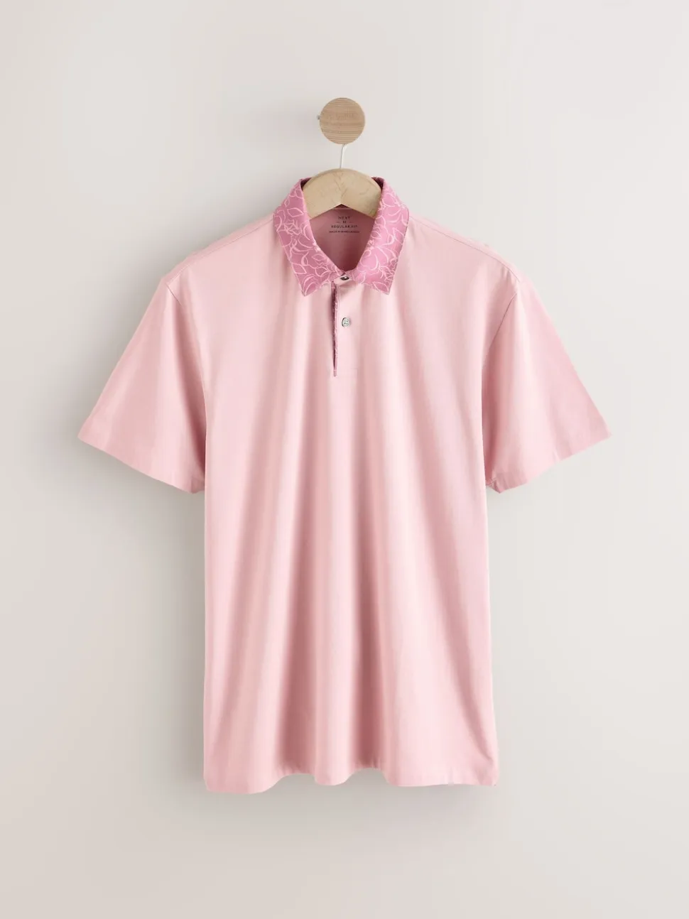 Col tissé rose / bleu / blanc - Polo en jersey Manches courtes 3 Pack