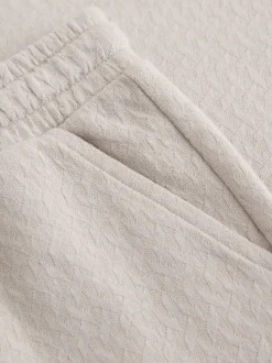 Col zippé neutre - Ensemble polos et shorts de manches (3mois-7ans)