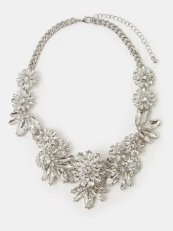 Collier Accessorize Fleuri Crystal Statement