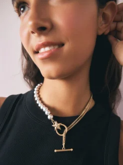 Collier chaîne et perles Rockett St George