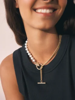 Collier chaîne et perles Rockett St George