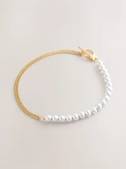 Collier chaîne et perles Rockett St George