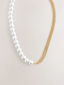 Collier chaîne et perles Rockett St George