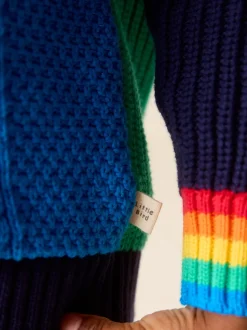 Color block vif - Little Bird by Jools Oliver Cardigan en maille à col en V