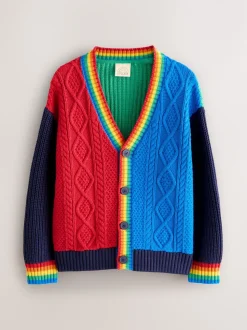 Color block vif - Little Bird by Jools Oliver Cardigan en maille à col en V