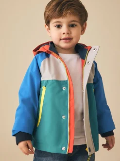 Color-block - Anorak doublé en polaire imperméable (3mois-7ans)