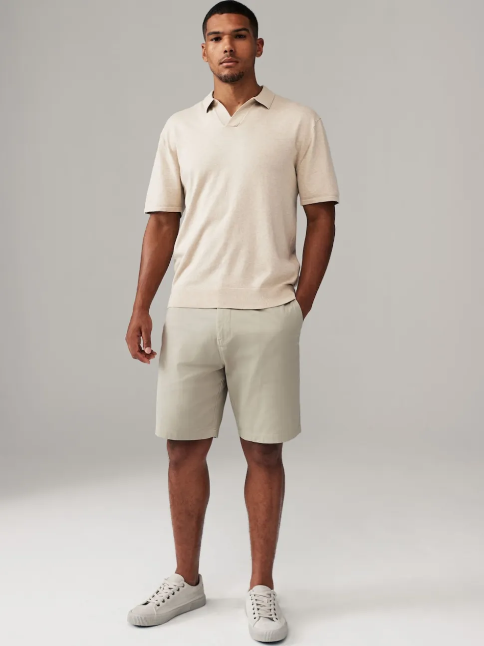 Coloris pastel - Ajustement droit - Short chino extensible 4 Pack