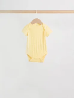 Coloris pastel - Lot de 5 bodies bébé à manches courtes