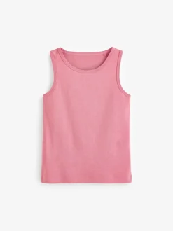 Coloris pastel - Lot de 5 débardeurs 100 % coton (1.5-16ans)