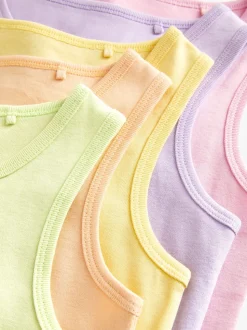 Coloris pastel - Lot de 5 débardeurs (1.5-16ans)