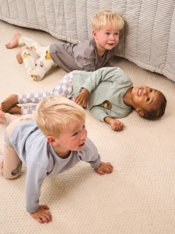 Coloris pastel - Lot de 3 pyjamas décontractés (9mois à8ans)