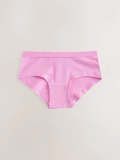 Coloris pastel - Paquet de slips taille basse 10 (2-16ans)