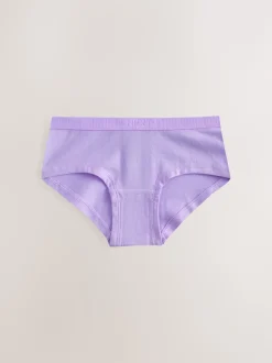 Coloris pastel - Paquet de slips taille basse 10 (2-16ans)