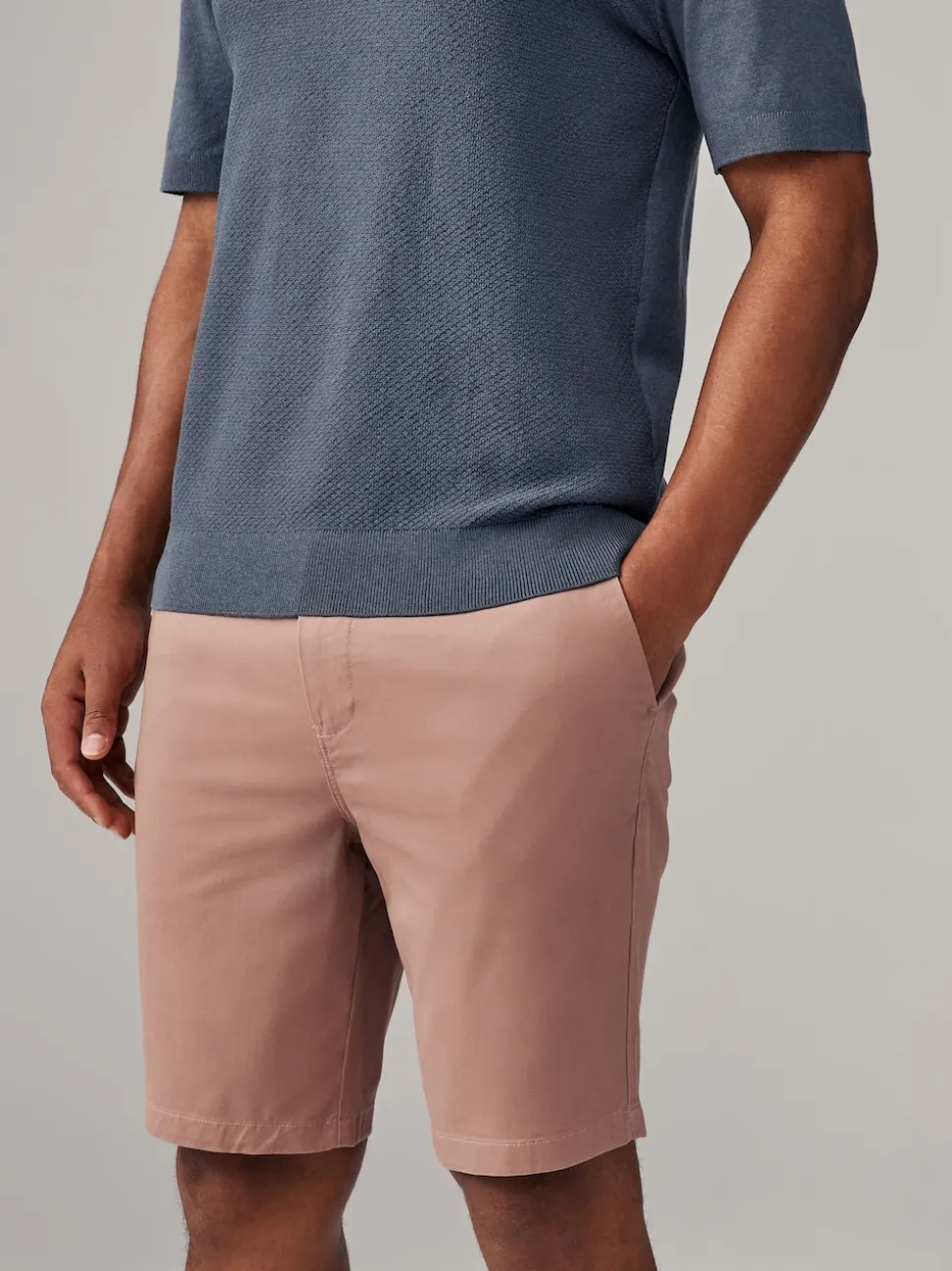 Coloris pastel - Slim Fit (Slim Fit) - Short chino extensible 4 Pack