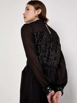 Combinaison Apricot à sequins