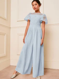 Combinaison d'occasion en dentelle à manches volantes Lipsy (5-16yrs)