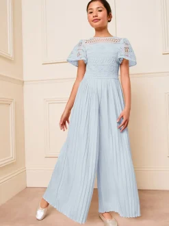 Combinaison d'occasion en dentelle à manches volantes Lipsy (5-16yrs)