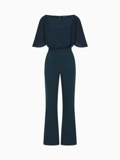 Combinaison Hot Squash coupe bleue à épaules tombantes