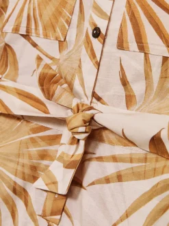 Combinaison Reiss Zoey en coton et lin à imprimé palmier