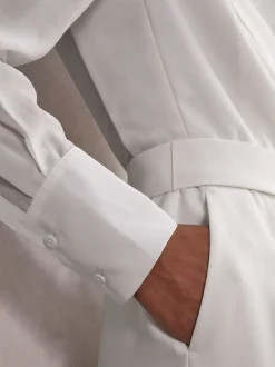 Combinaison smoking ample à manches transparentes Reiss Flora