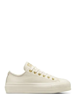 Converse Chuck Taylor All Star Lift Mono Leather Low Trainers