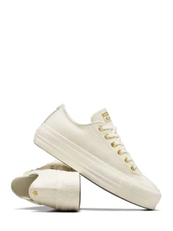 Converse Chuck Taylor All Star Lift Mono Leather Low Trainers