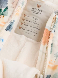 Cordon imprimé Animal bleu Woodland - Combinaison bébé (0mois-2ans)