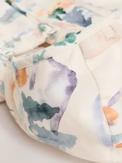 Cordon imprimé Animal bleu Woodland - Combinaison bébé (0mois-2ans)