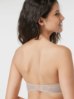 Couleur praline - Soutien-gorge push-up push-up A-DD Triple Boost sans bretelles