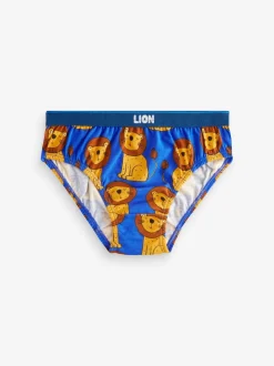 Couleurs vives à imprimé animal - Lot de 7 slips en coton (1.5-10ans)