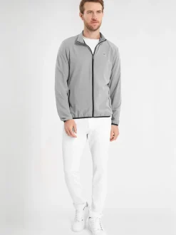 Coupe-vent Calvin Klein Golf Argent Motion zippé