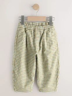 Court Harlequin Vert/Bleu - Pantalon à enfiler Barrel (3mois7ans) (3mois à7ans)
