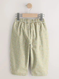 Court Harlequin Vert/Bleu - Pantalon à enfiler Barrel (3mois7ans) (3mois à7ans)