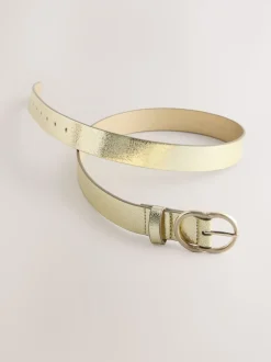 Craquelé Or - Ceinture régulière en PU