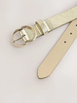 Craquelé Or - Ceinture régulière en PU