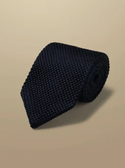 Cravate Charles Tyrwhitt fine en maille de soie