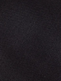 Cravate Hawes & Curtis unie Repp noire