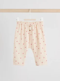 Cream/ cerise rouge - Hauts et Pantalons bébé à Manches longues Ensemble 2 pièces (0mois-2ans)