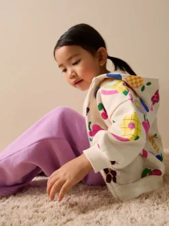 Cream Fruit - Sweat à capuche zippé (3mths-7yrs)