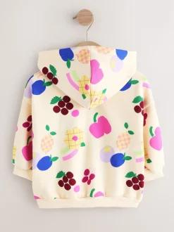 Cream Fruit - Sweat à capuche zippé (3mths-7yrs)