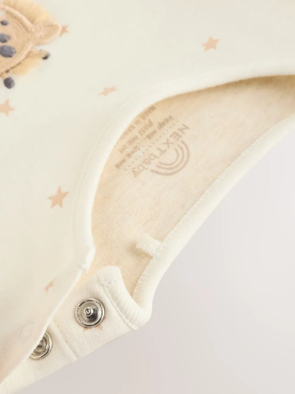 Cream girafe J’aime ma maman - Lot de 1 bodys bébé